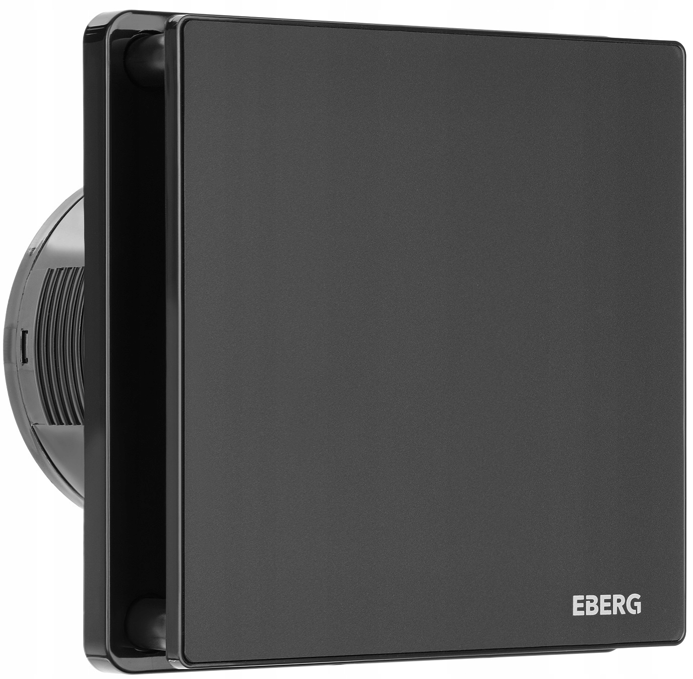 Kúpeľňový ventilátor EBERG EVO BM 100 T, matná čierna, 100 mm